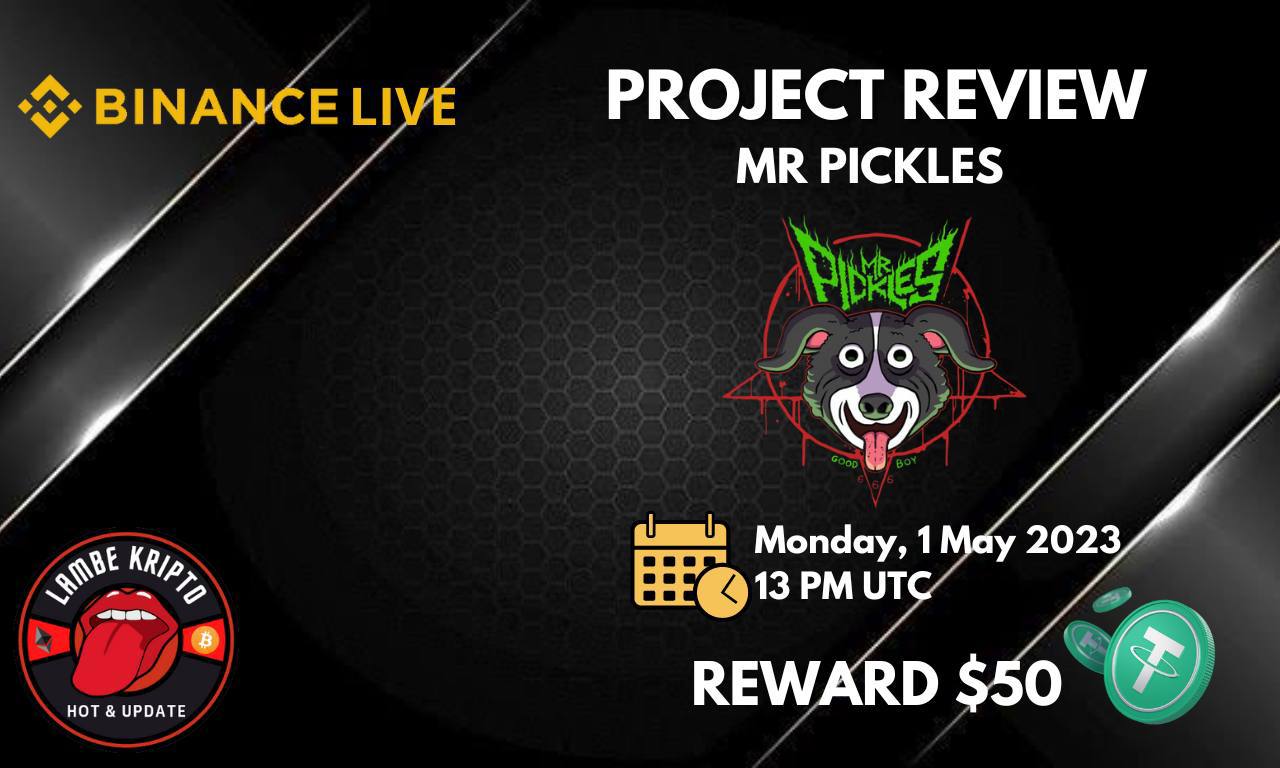 Binance Live Project Review - Mr Pickles